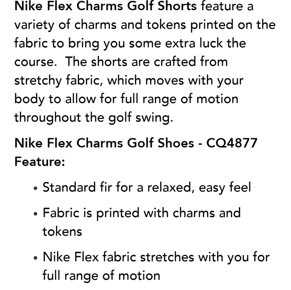 NWT Men's Nike Flex Charms Golf Shorts - Picture 15 of 16